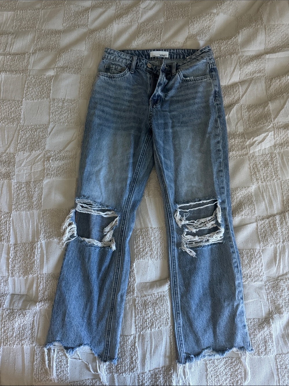 Vervet Distressed Blue Women’s Jeans size 25 new without tags